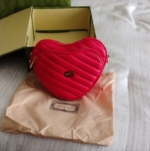 Gucci Red Heart Mini Bag